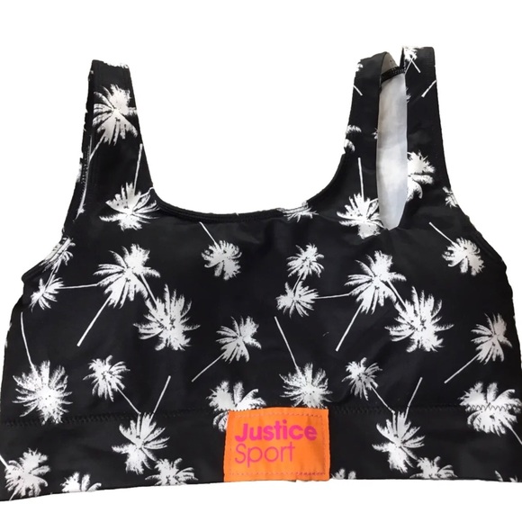 JUSTICE Girls size 38 PADDED SPORTS BRA - Picture 1 of 4
